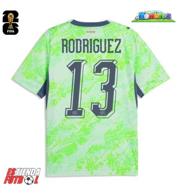 Suiza Ricardo Rodriguez #13 Segunda Equipación Mundial 2026 Manga Corta